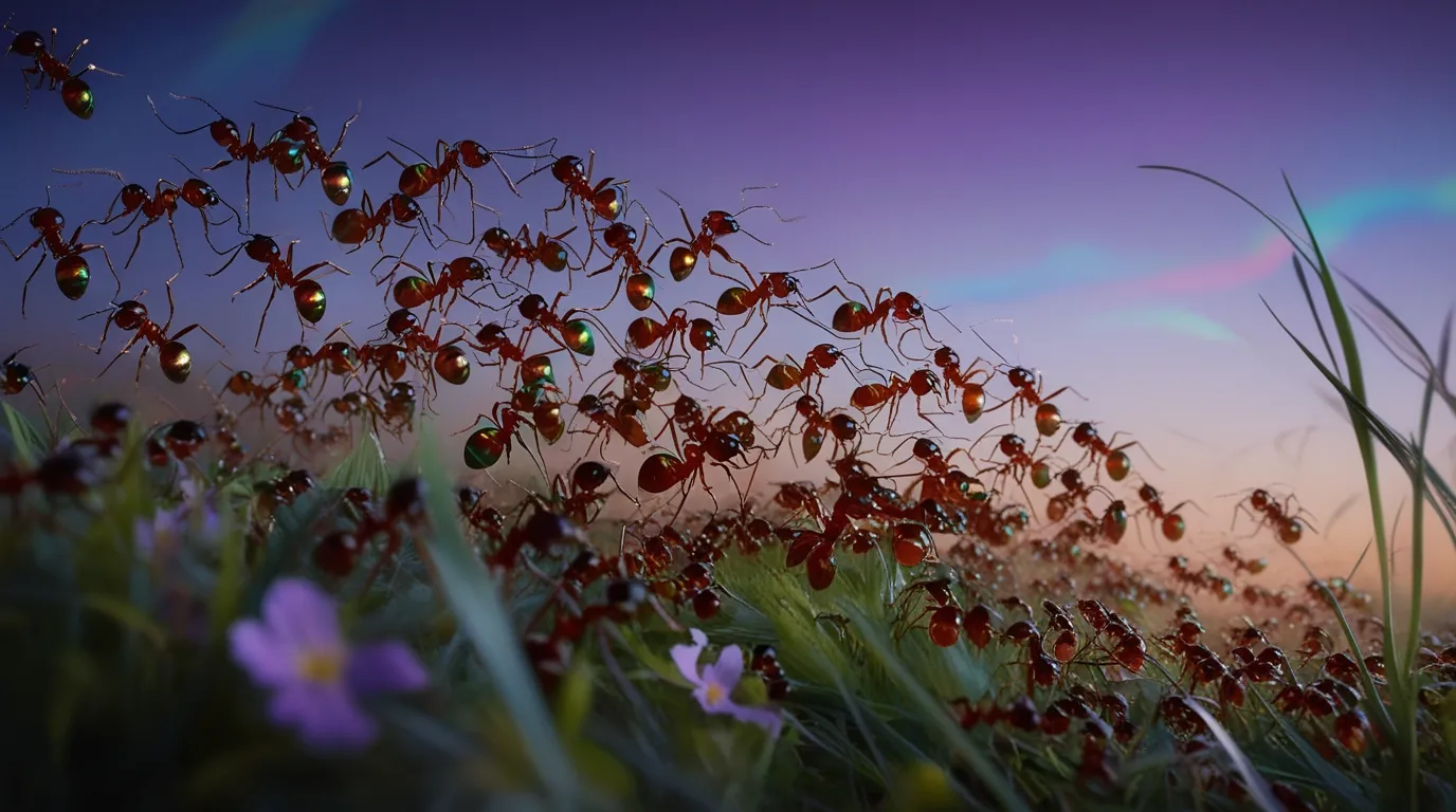 Flying ants in dreams